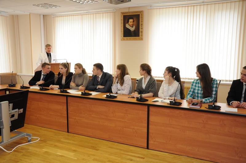 Встреча студентов Академии правосудия с Председателем Верховного Суда РФ В.М. Лебедевым